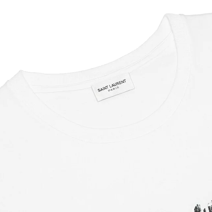 [SAINT LAURENT 23SS YSL 하트 티셔츠 for 여성]